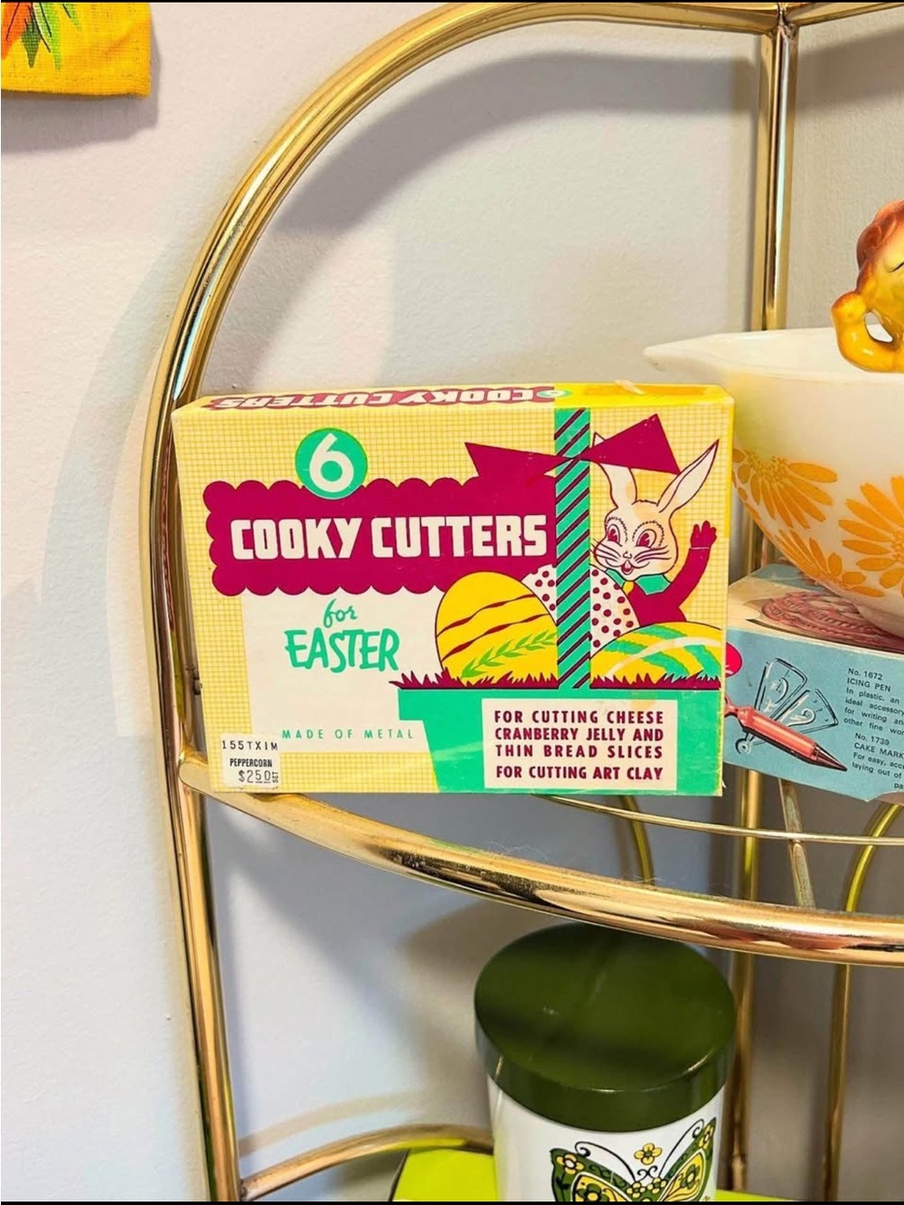 Vintage Cooky Cutters for Easter - Vintage Cookie Cutters Set